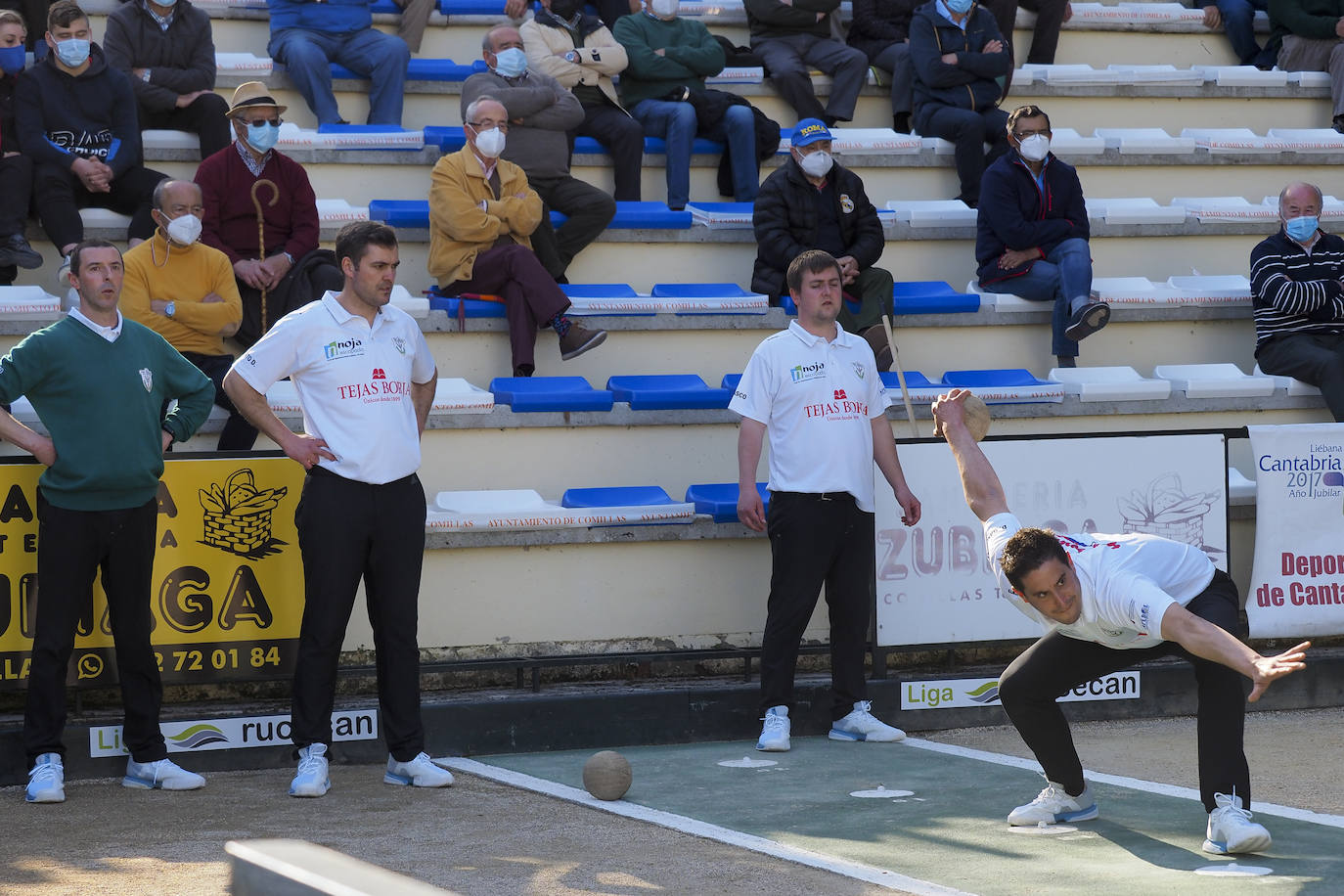 Al tiro David Gandarillas, detrás Roberto de Juana, Alberto Díaz y Chin Velasco (Borbolla).