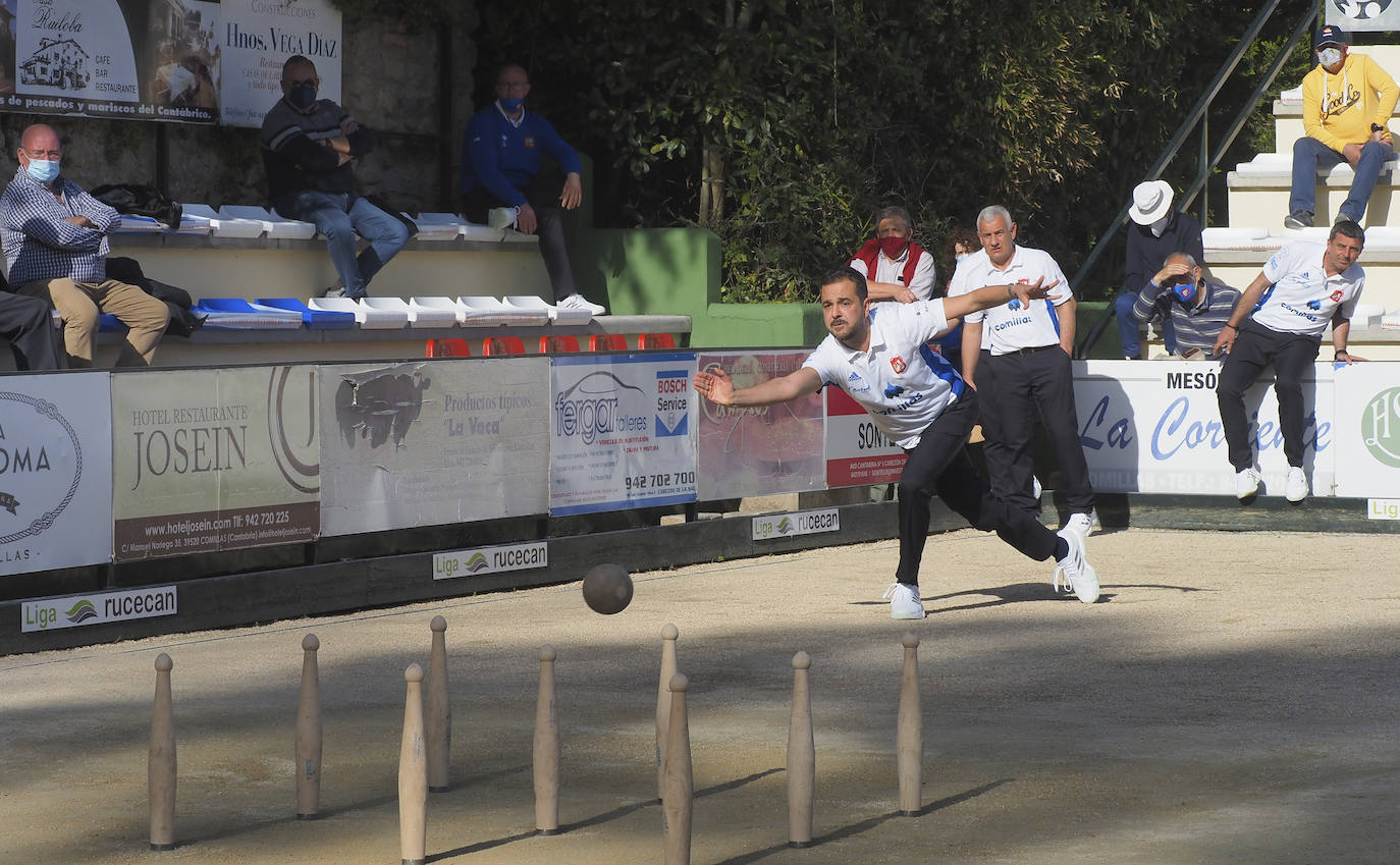 Nacho Migoya, detrás Alfonso González e Iñi Pedrosa.
