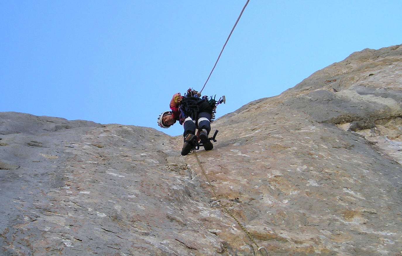 Escalada a la cima del Picu Urriellu de los hermanos Pou.