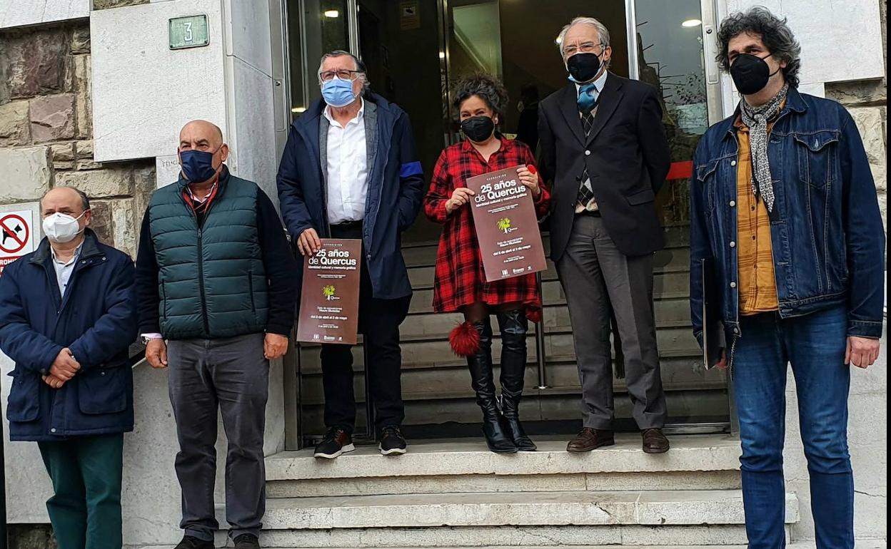 Imagen de la presentación de la exposición este martes.