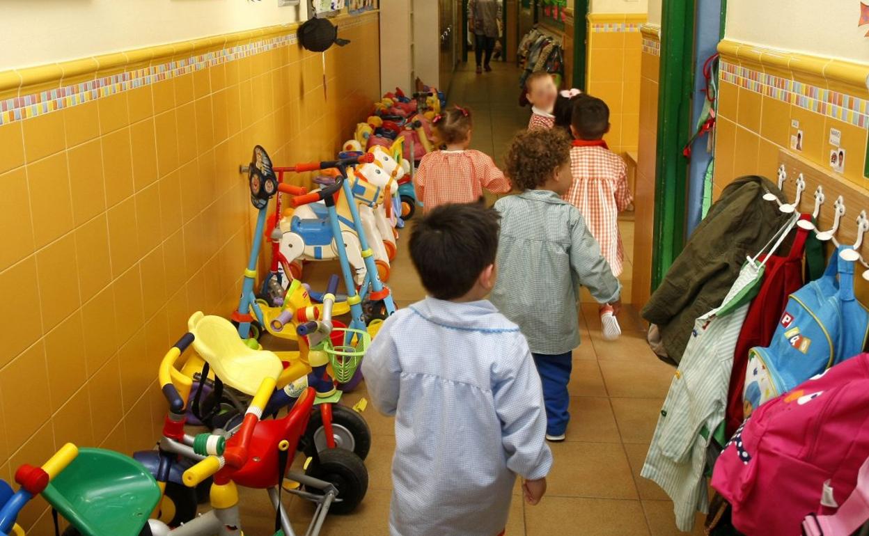 Interior de la escuela infantil Anjana. 