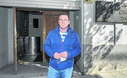 José María García, gerente de la discoteca Kudeta, uno de los históricos locales de la noche de Santander. 