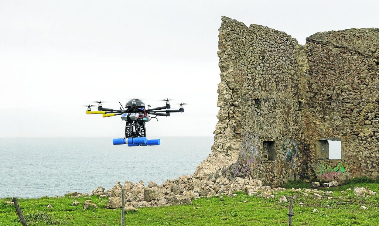El estudio ha incluido las imágenes tomadas con vuelos de dron, entre otros trabajos. 