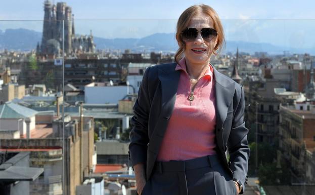 La actriz Isabelle Huppert en el Festival Internacional de Cine de Barcelona.