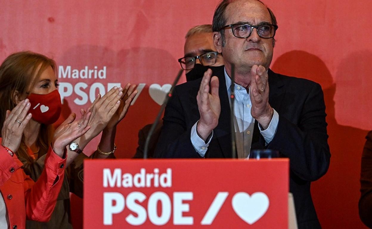 Ángel Gabilondo, en su discurso tras la derrota electoral.