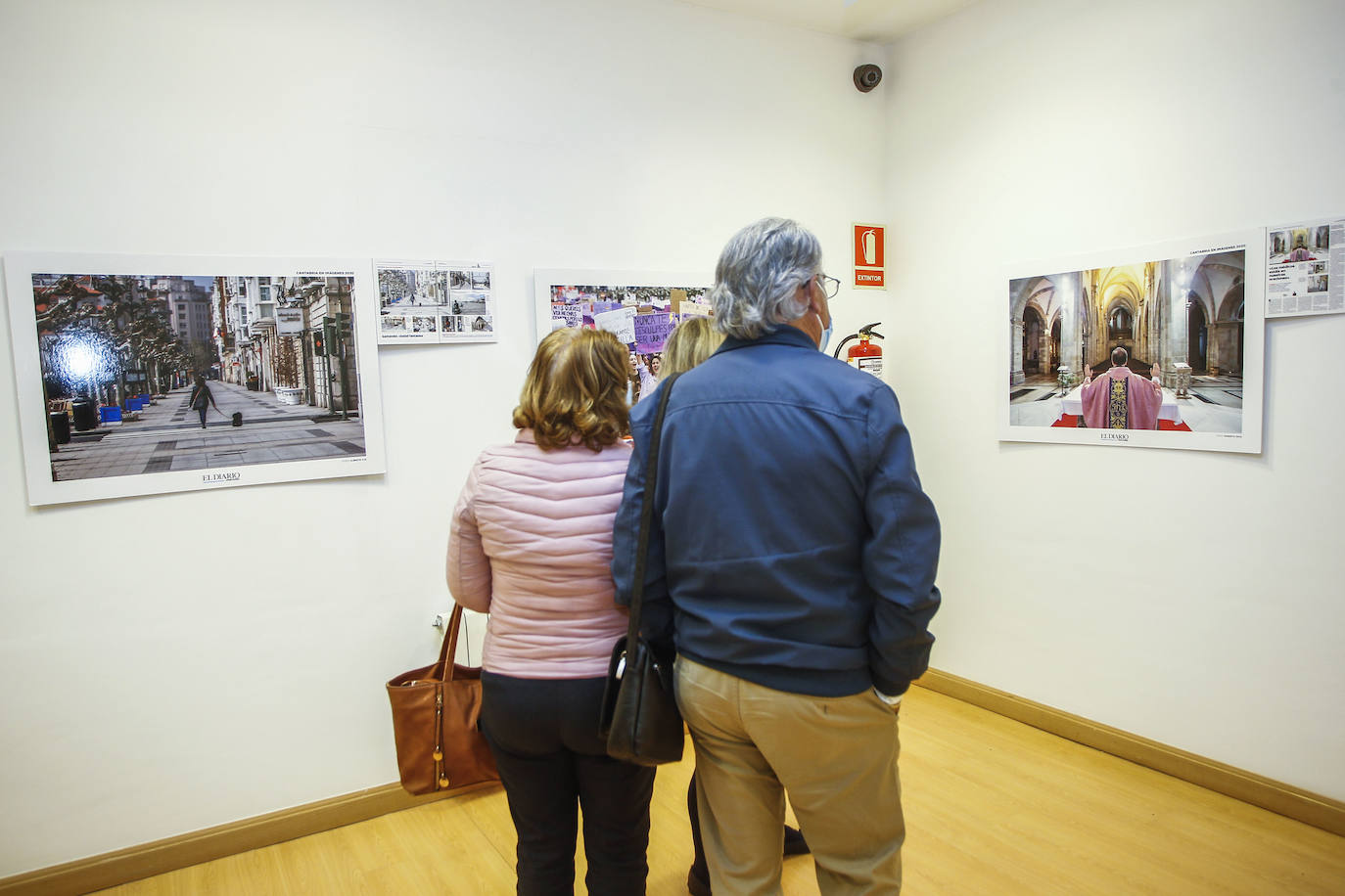 La exposición, que reúne una selección de instantáneas de los fotoperiodistas de El Diario tomadas el pasado año, recala en el CNFoto