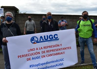 Imagen secundaria 1 - La AUGC en Cantabria denuncia una «persecución» a sus representantes, con «la cooperación» del coronel jefe de la zona