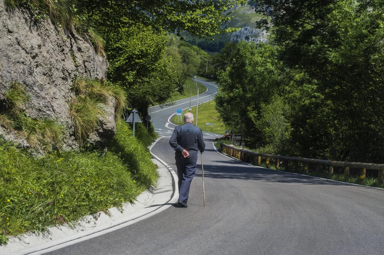 Los primeros kilómetros de la carretera de Lunada ya han sido rehabilitados. sane