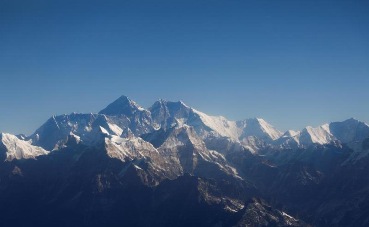 Una vista del Everest. 