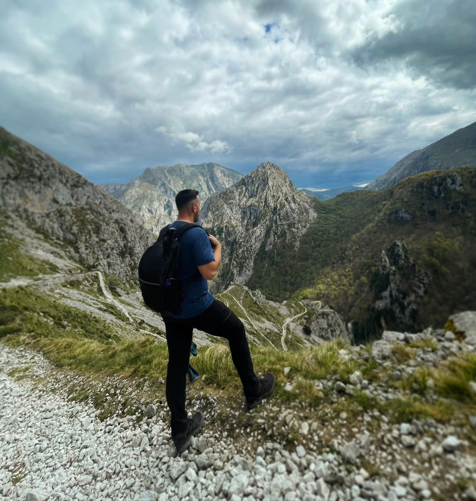 Por Liébana con unas vistas espectaculares.