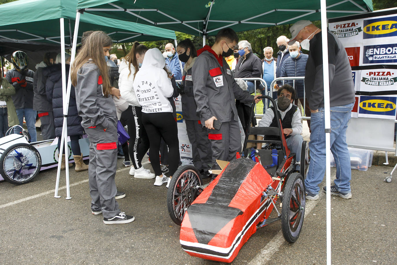 Las escuadras de estudiantes de Secundaria Madi Factory del centro Madre de Dios Ikastetxea (F24) y Lastra Racing del IES Sánchez Lastra (F 24+), se han impuesto en el circuito internacional de vehículos eléctricos y ecológicos 'Greenpower Iberia-Bridgestone'