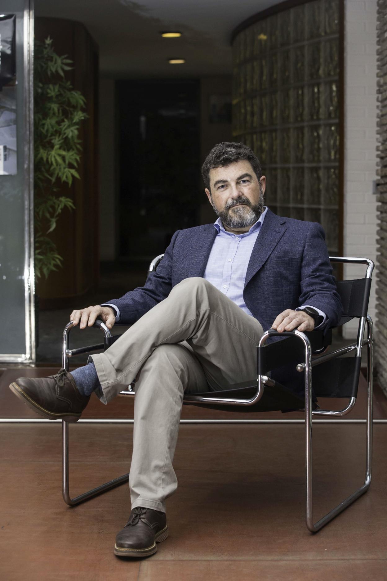 Moisés Castro, decano del Colegio de Arquitectos desde 2018. roberto ruiz