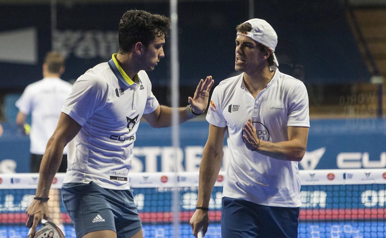 Ale Galán (a la izquierda) y Juan Lebrón fueron los vencedores finales de la cita santanderina. 