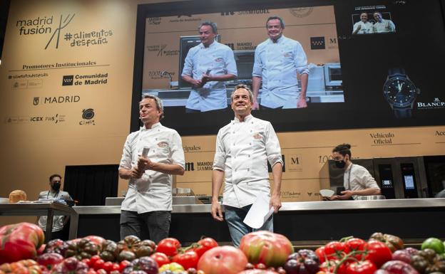 Los hermanos Torres recrean un loto de trufa con flor de cebolla