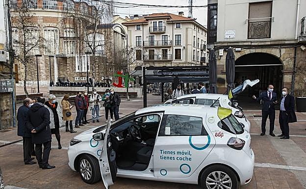 Uno de los coches eléctricos de la comapñía Guppy, que ahora estará disponible en Torrelavega.