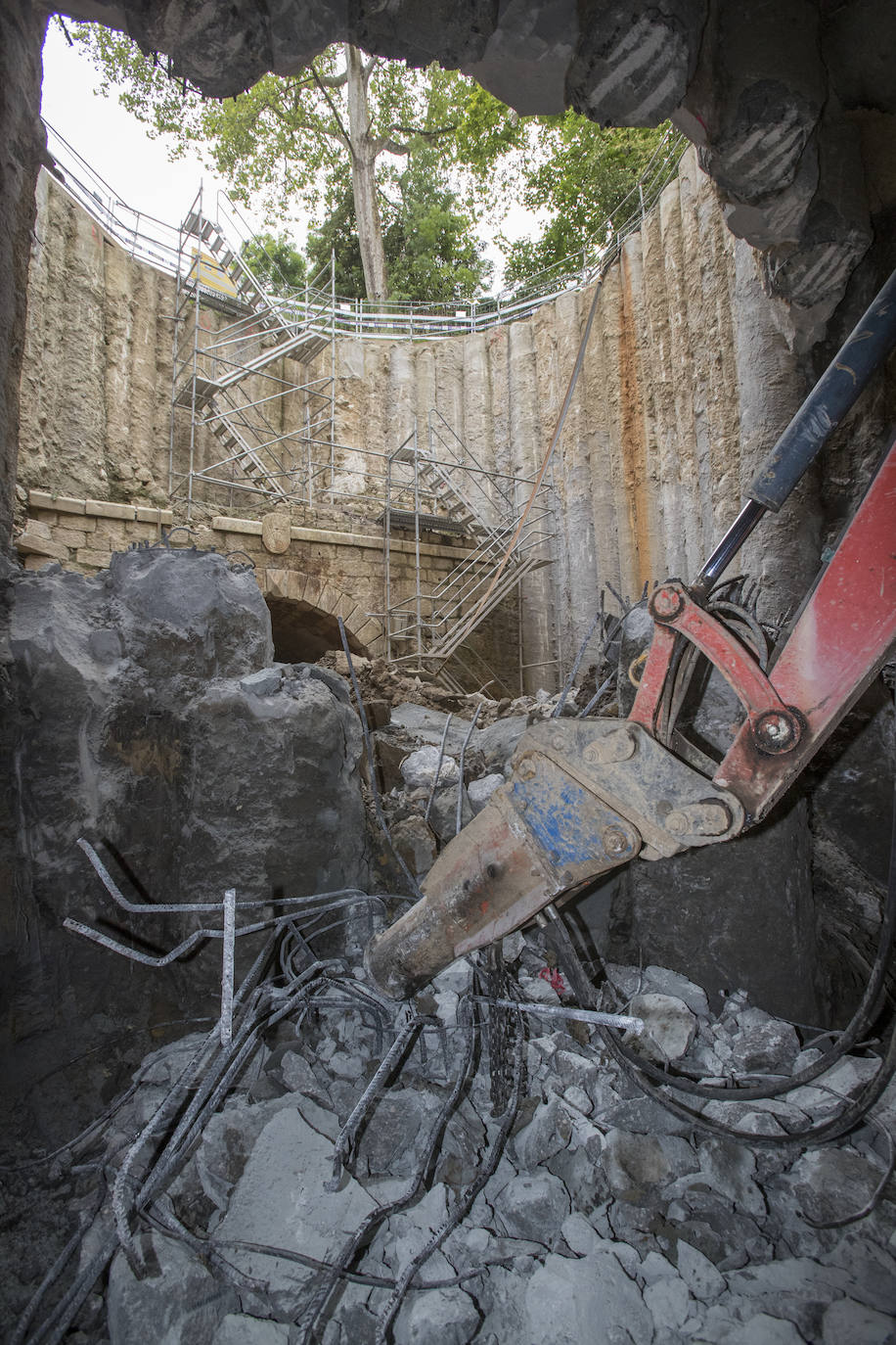 Fotos: Nuevas imágenes del antiguo túnel de Tetuán