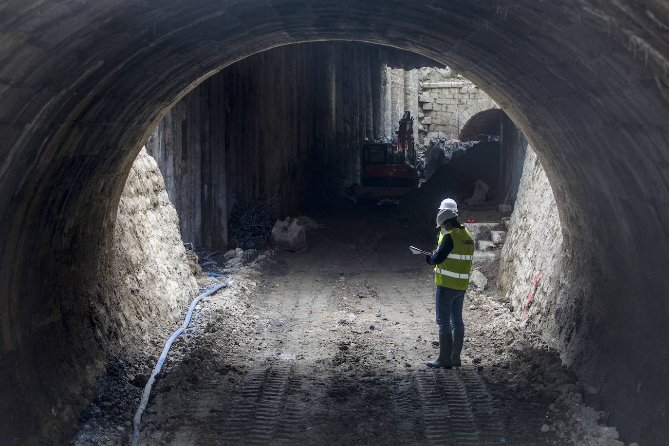 Fotos: Nuevas imágenes del antiguo túnel de Tetuán