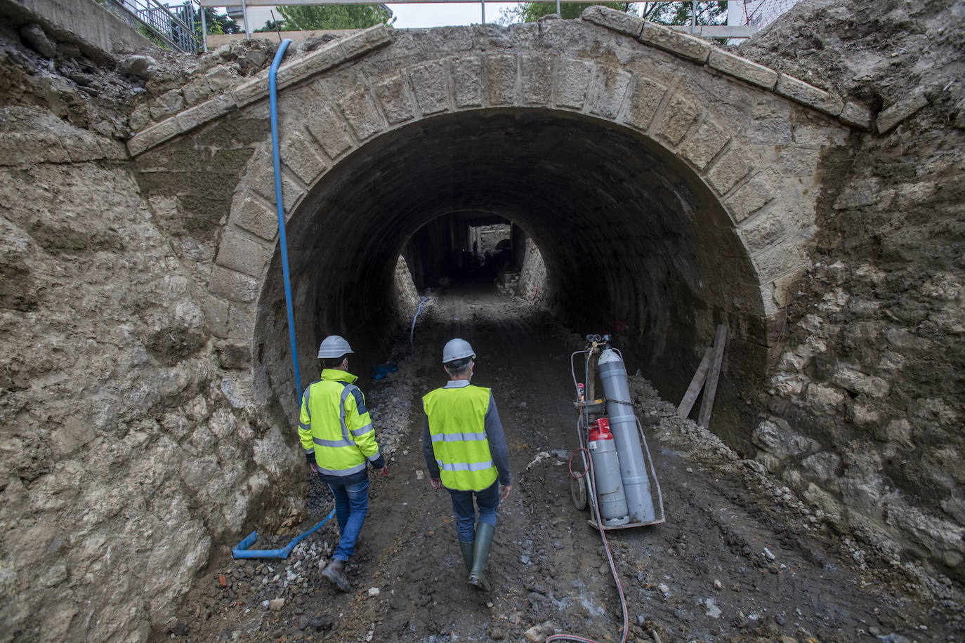 Fotos: Nuevas imágenes del antiguo túnel de Tetuán