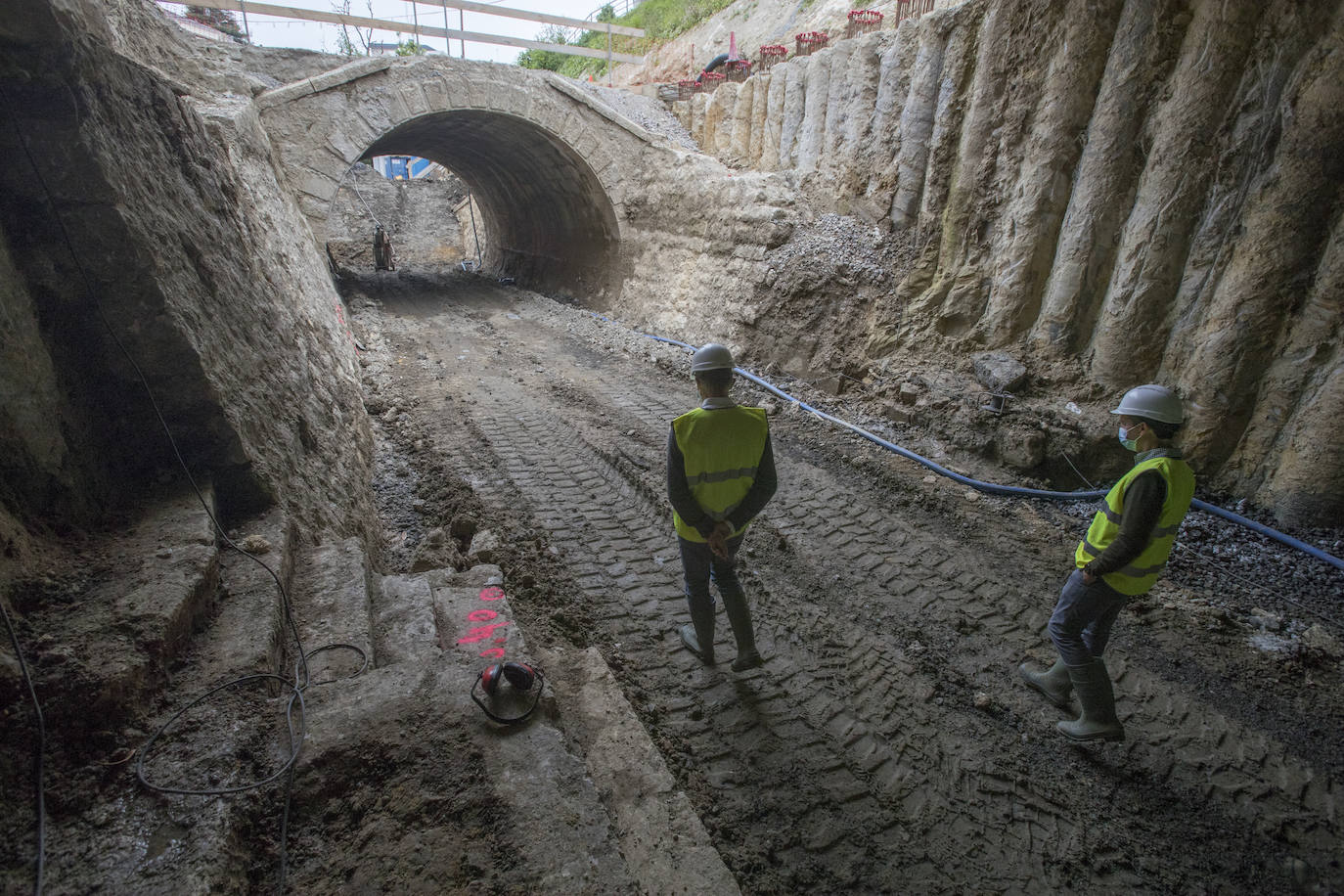 Fotos: Nuevas imágenes del antiguo túnel de Tetuán