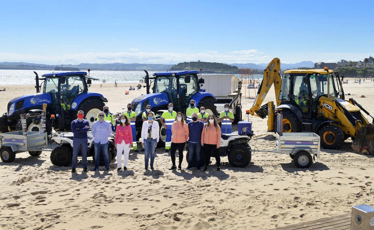 Santander inicia la temporada de playas con los servicios de salvamento y limpieza