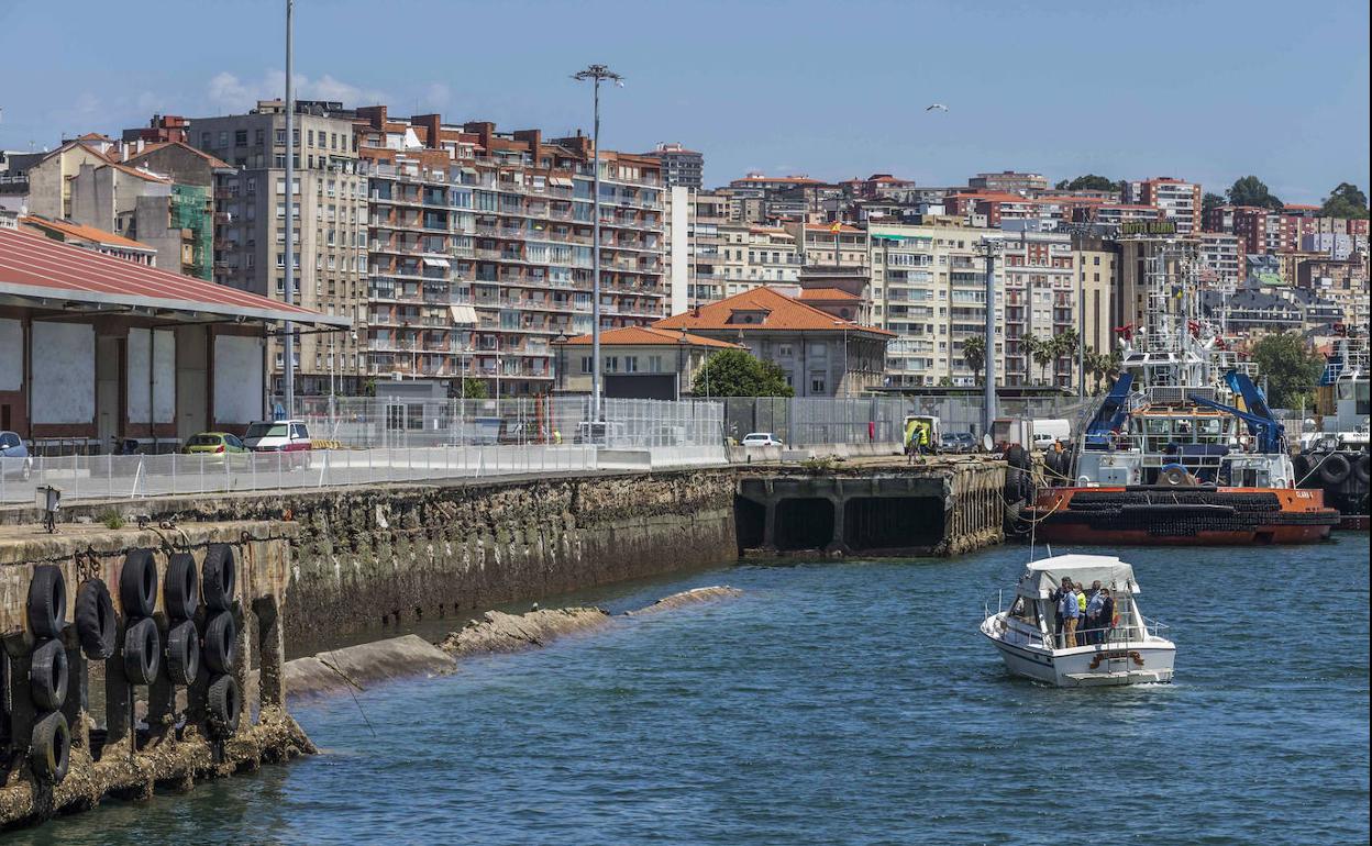 El Puerto iniciará la demolición de emergencia de los restos que quedaron del muelle 5