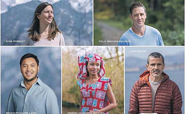 Los cinco premiados por Rolex.