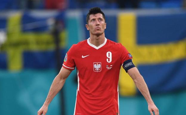 Robert Lewandowski se marcha de la Eurocopa con tres goles. 