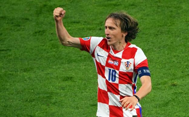 Luka Modric, alma y cerebro de Croacia. 