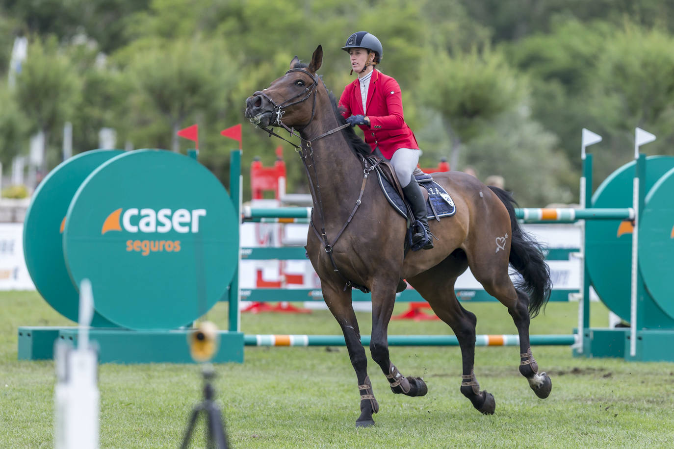 La campa del Palacio de La Magdalena acoge este fin de semana la XXI edición del Concurso de Saltos Internacional de Santander, en el que participan 67 jinetes y un centenar de caballos en nueve pruebas. Entre los jinetes figuran cántabros como Javier López Aróstegui, Borja Villalón, Iván Serrano o Pablo Díaz Cuevas. Además, esta edición cuenta con gran representación internacional de Francia, México, Portugal y Bélgica.