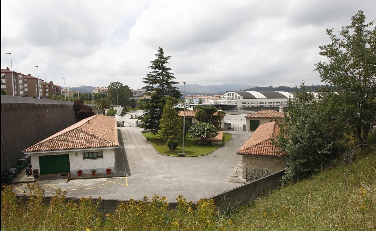 Esquina del Mercado Nacional de Ganados en la que se construirá el aparcamiento en altura. 