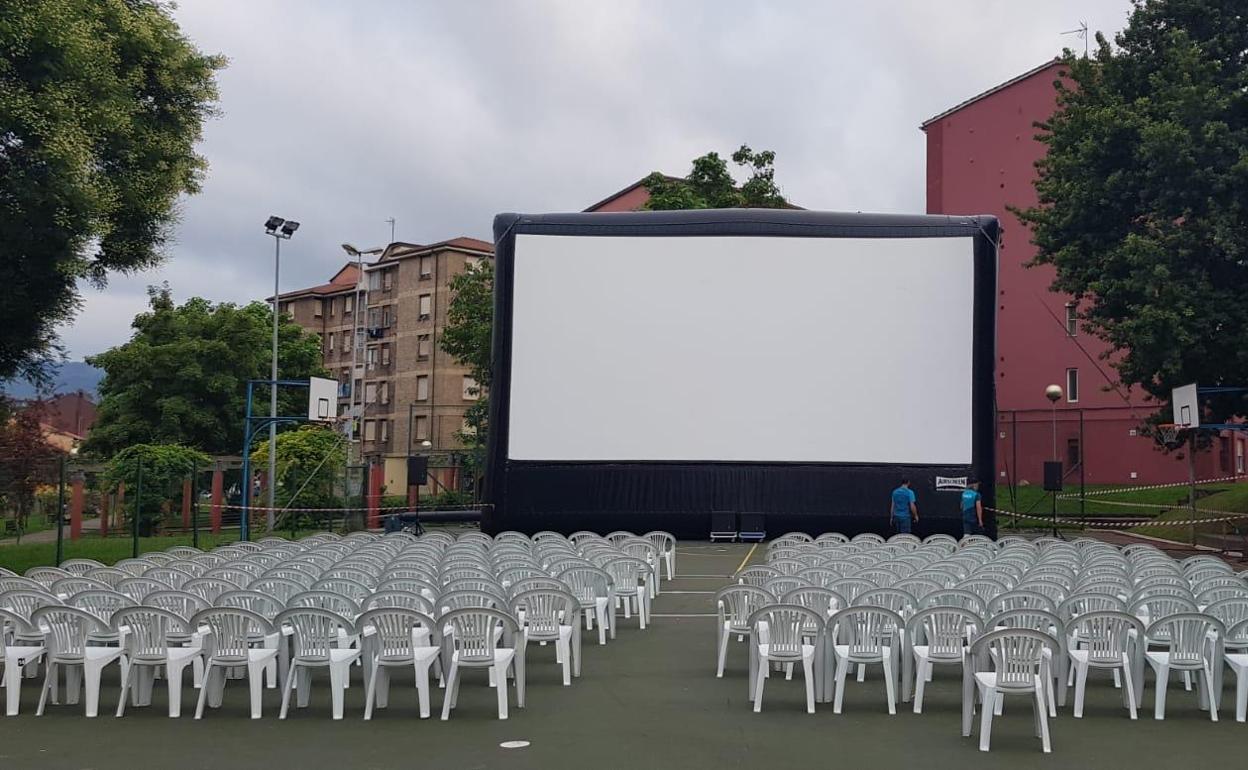 Imagen de la pasada edición del ciclo de 'Cine de Verano' que se llevó a cabo en Boo.