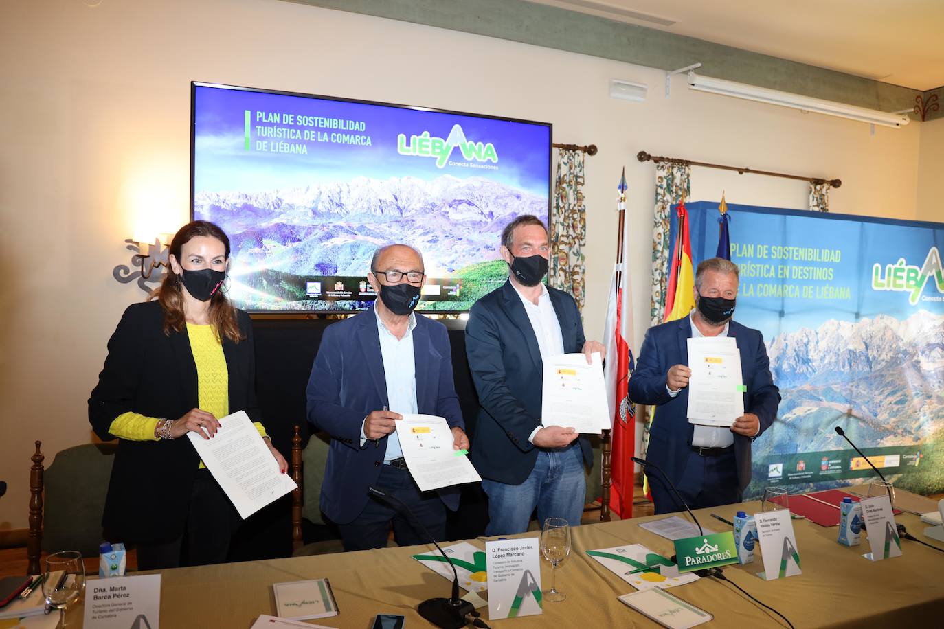 El Parador de Fuente Dé acogió el acto de presentación en el que participó Fernando Valdés, secretario de Estado de Turismo que explicó que el proyecto lebaniego es uno de los 24 elegidos entre 154 presentados en todo el territorio naciona | Marcano asegura que la comarca será un referente del turismo de naturaleza y cultura con la ejecución de 55 proyectos