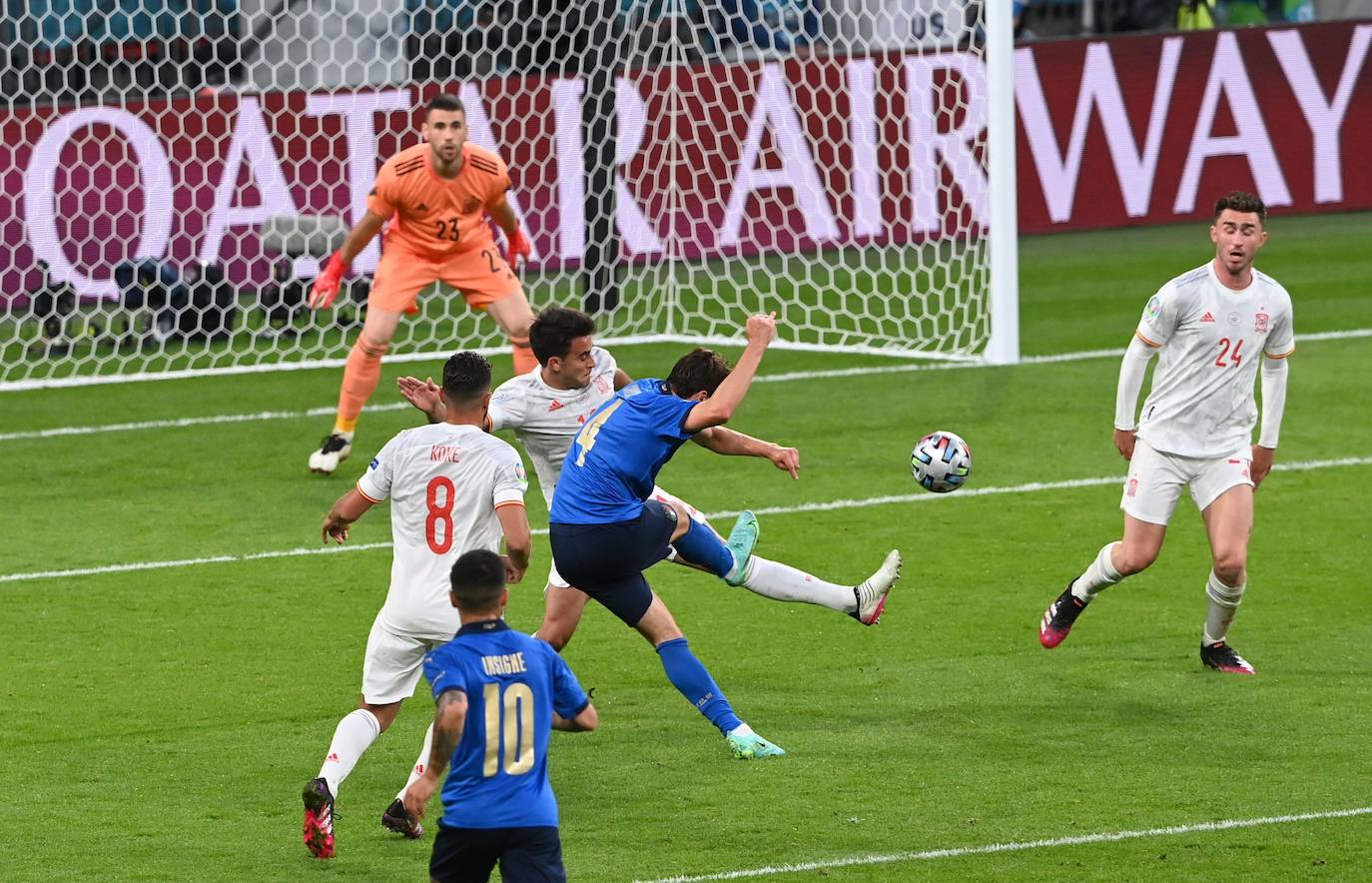 Fotos: Italia-España, en imágenes