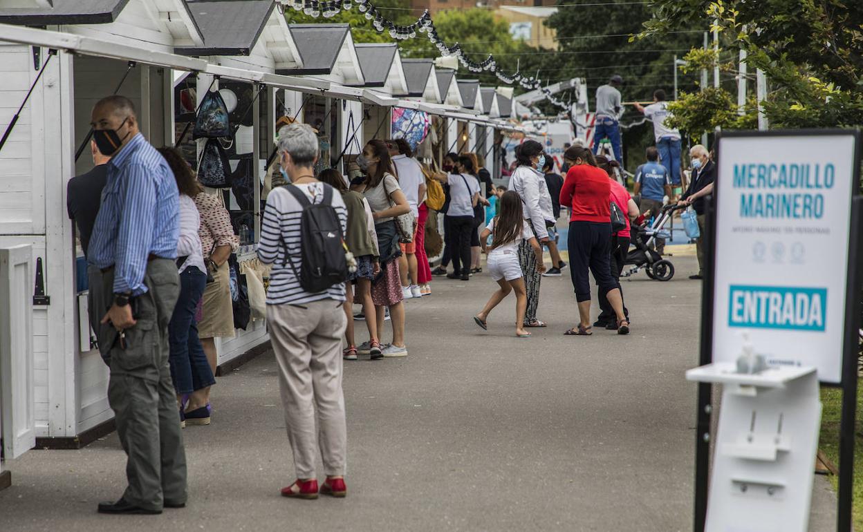 Mercadillo marinero, una de las atracciones de las jornadas. 