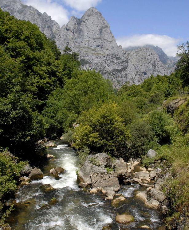 Río Cares, en Picos de Europa.