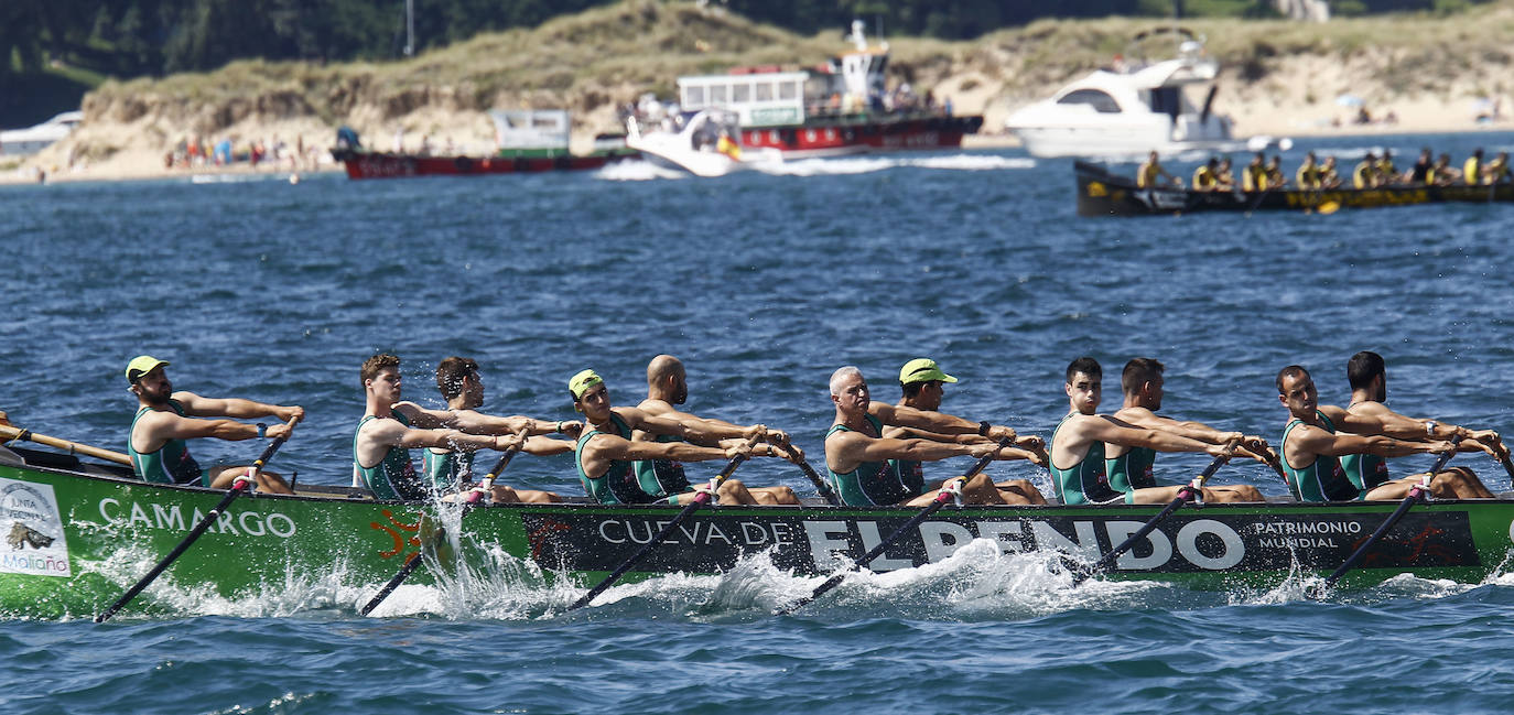 Los de Marina de Cudeyo ceden ante Kaiku, el ganador de la prueba, y Getaria, el líder de la Liga