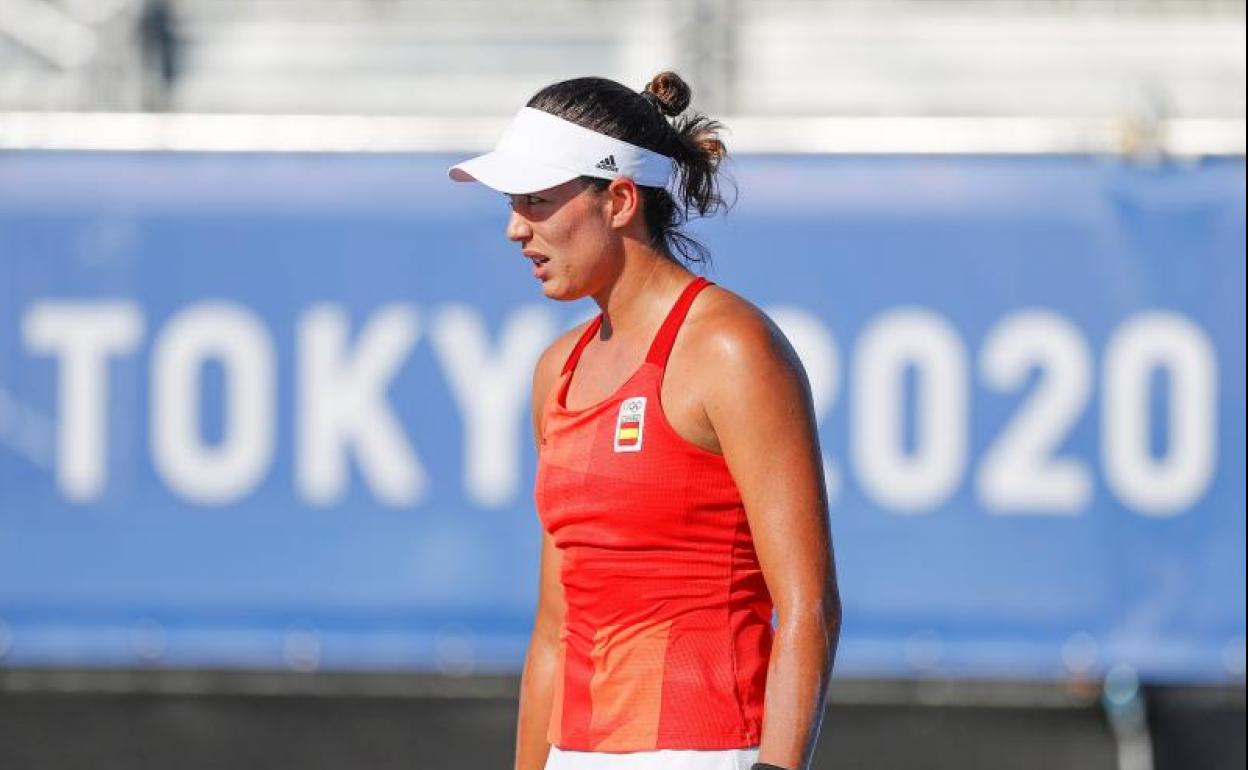 Muguruza deja huérfano al tenis femenino español en Tokio