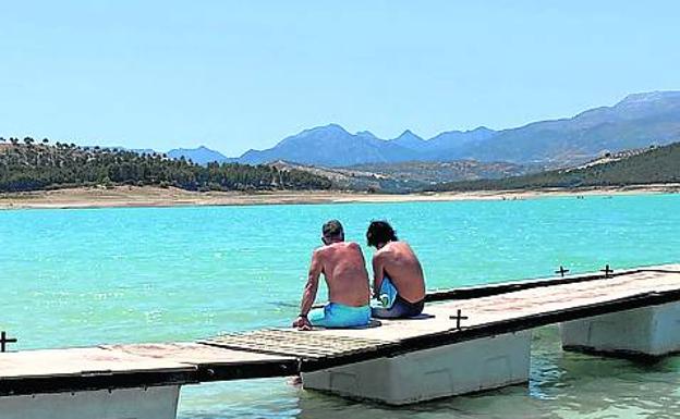 Un baño en el pantano. 