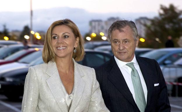 María Dolores de Cospedal e Ignacio López del Hierro. 