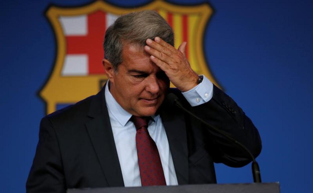 Joan Laporta, presidente del Barça. 