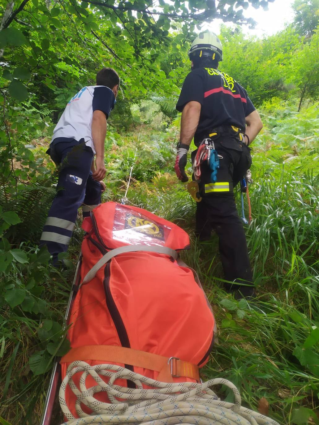 Fotos: Imágenes del accidente ocurrido en Liébana