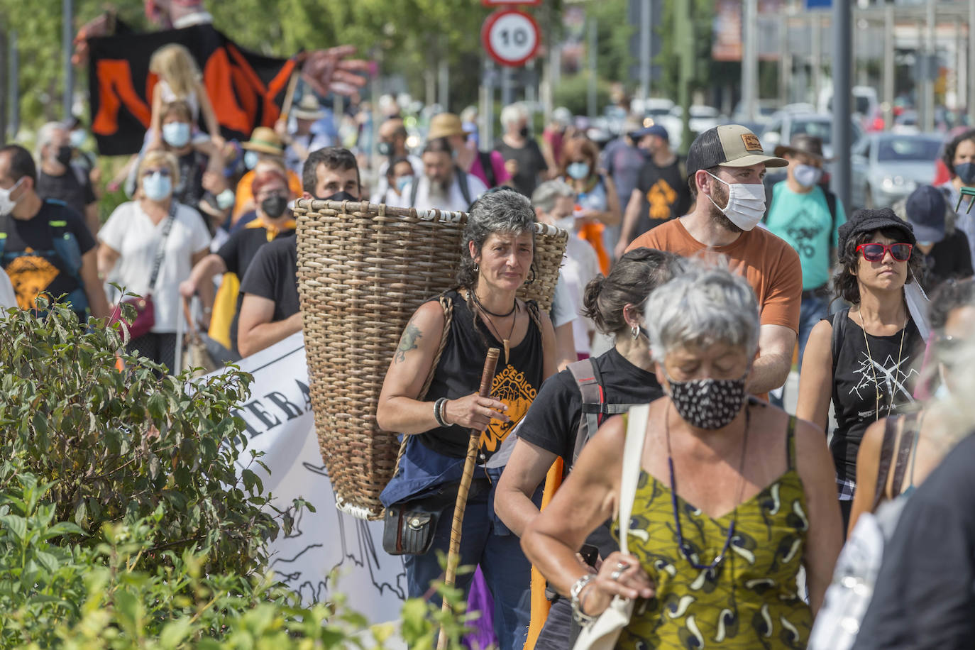 Fotos: Las protestas contra los eólicos llegan a Santander