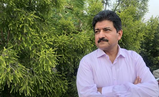 Hamid Mir, durante la entrevista realizada en Islamabad. 