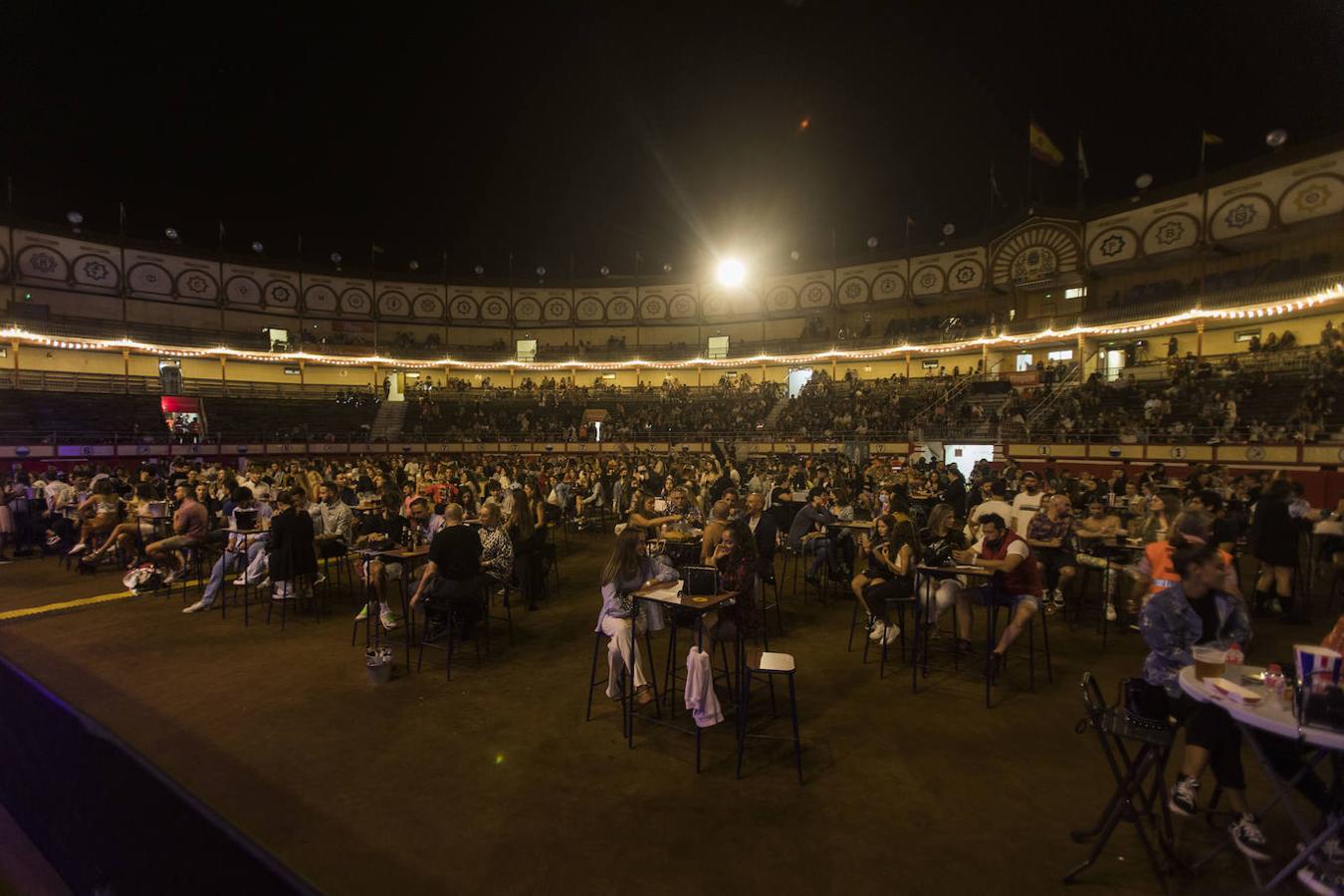 La argentina, puro torbellino en el escenario.