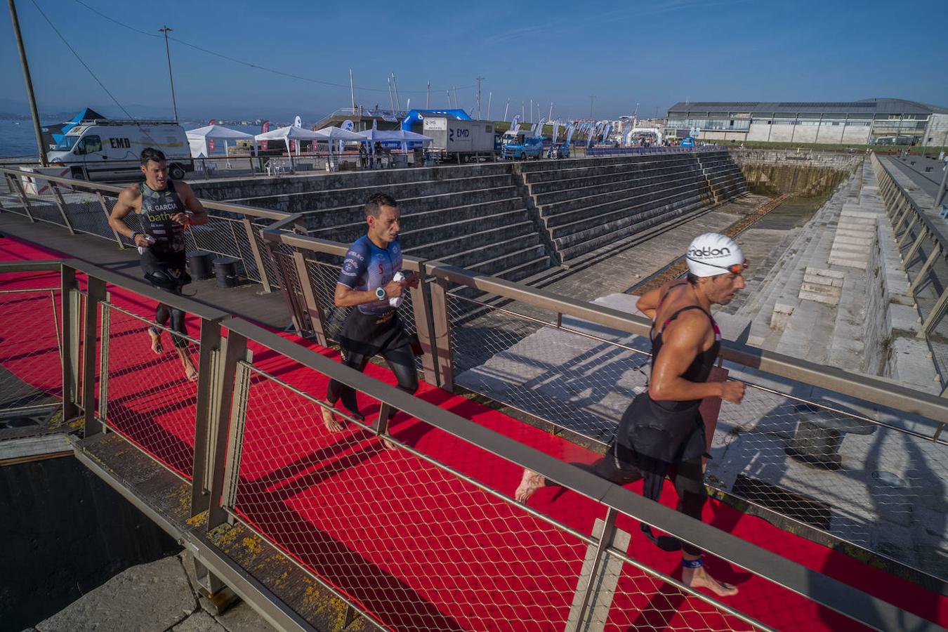 Fotos: 400 triatletas toman Santander