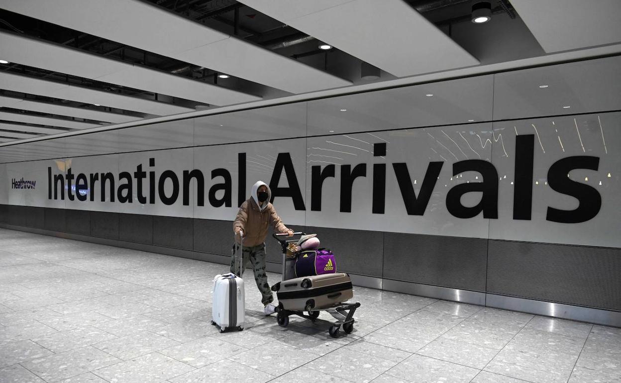 Aeropuerto internacional de Heathrow, Londres. 