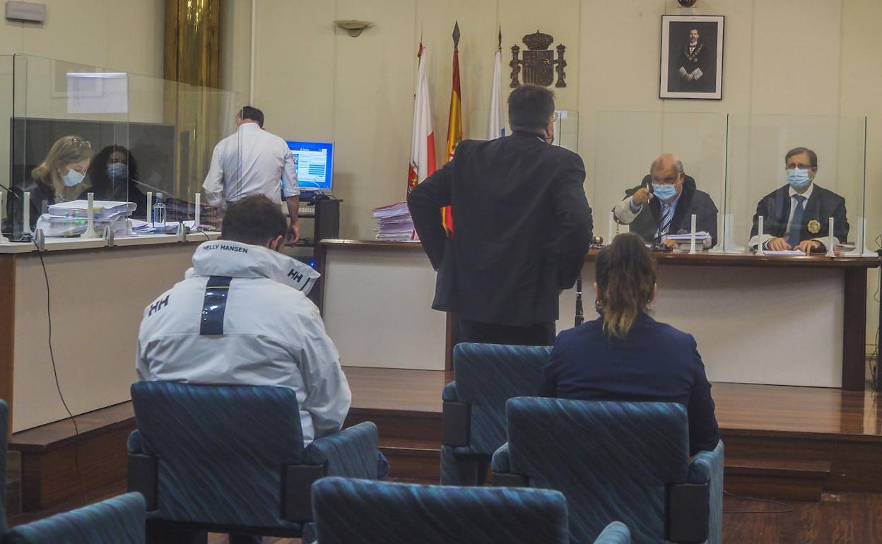 Imagen de la segunda sesión del juicio celebtada este martes