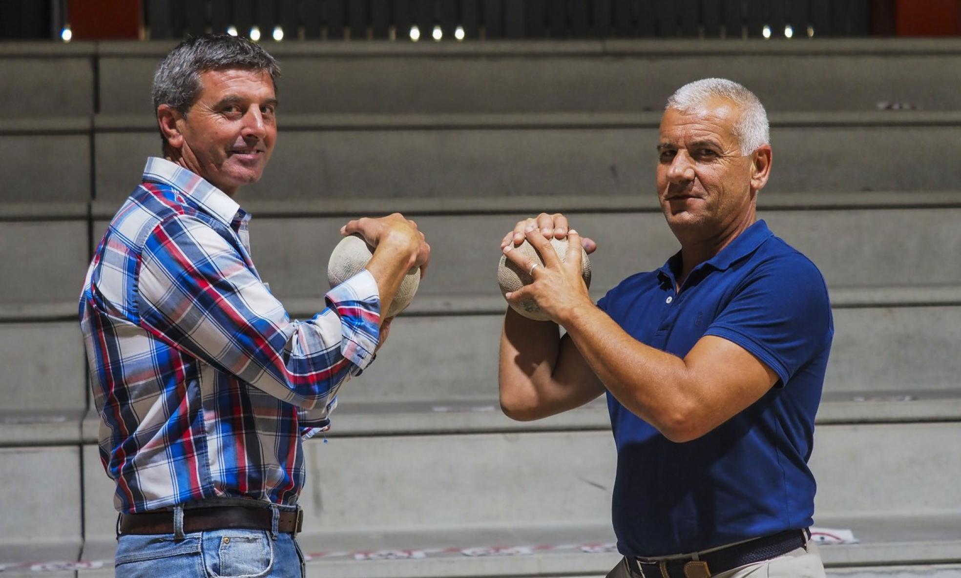 Iñi Pedrosa y Alfonso González.