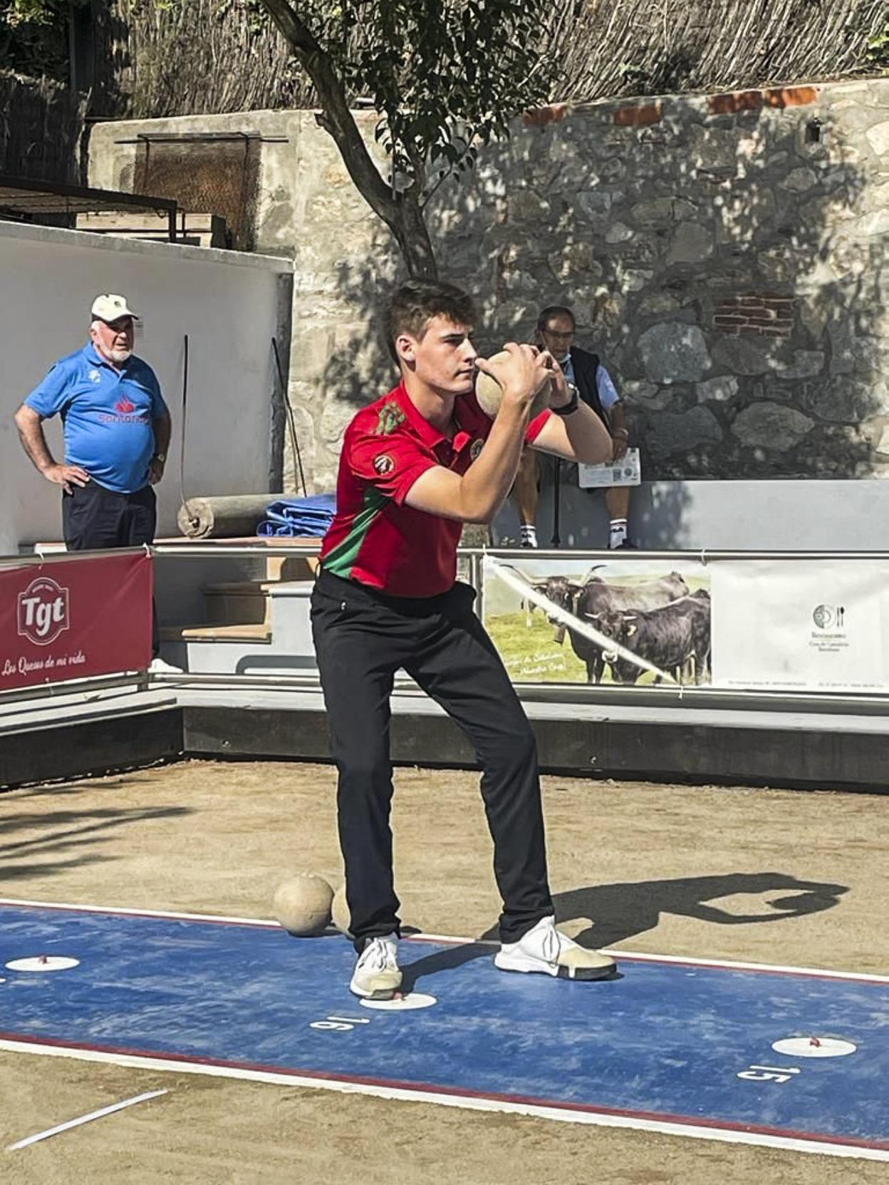 Mario Pellón pudo meterse en la fase final en Barcelona. 
