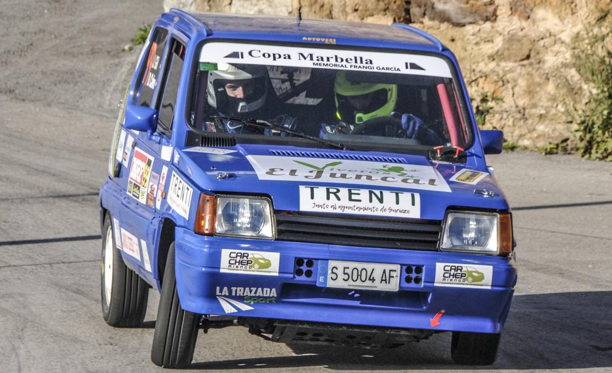 Jaime Gil y Diego Gil, con su Seat Marbella en el pasado Rallysprint de Cartes, última prueba que disputaron en Cantabria. 